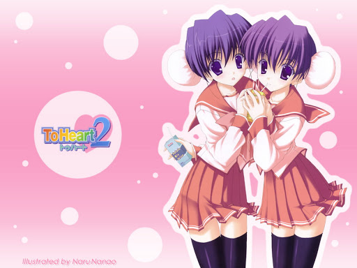 himeyuri sango and himeyuri ruri (to heart and 1 more)