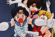 Makoto admiring Ami's talent