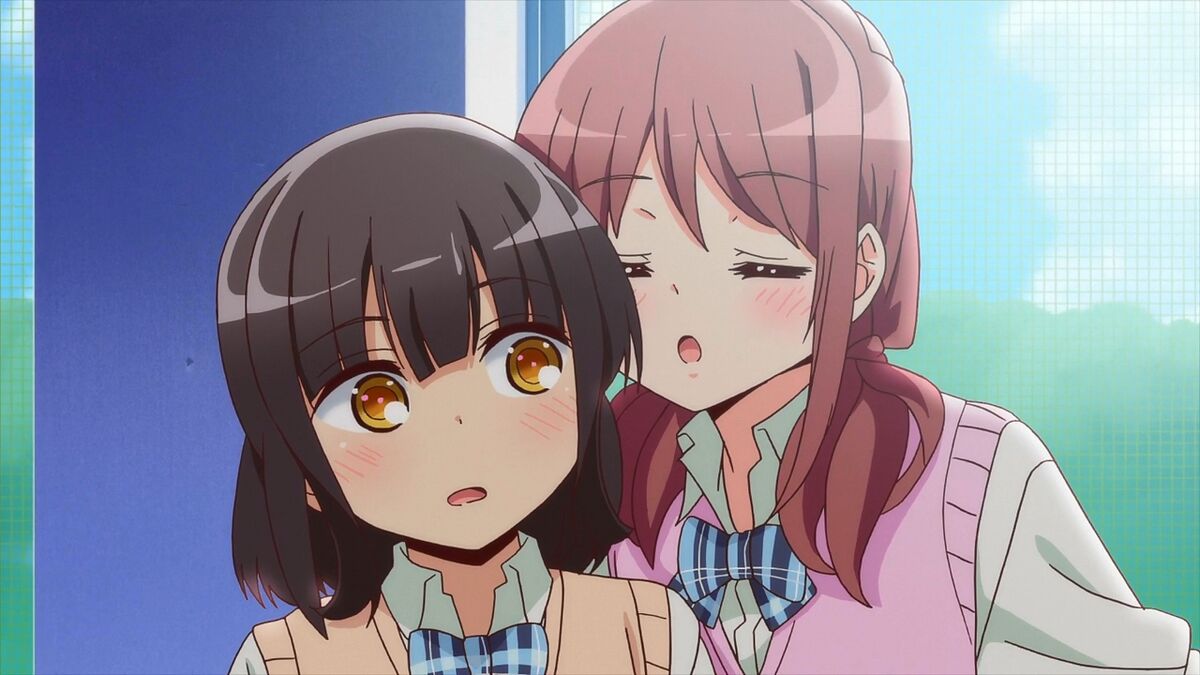 Haruka Ōzora and Kanata Higa - Harukana Receive #GG #anime