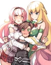 Compa x IF x Vert by Geb (Neptunia)