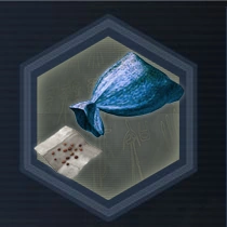 Blue seed bag