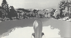 Rin visits Lake Inaga
