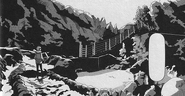 The bridge is a staircase