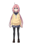 Nadeshiko in school uniform for Season 2