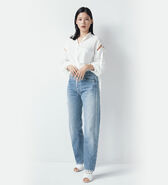 Full-body image in light clothing