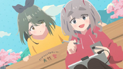 Mei and Ema in the Season 3 opening credits