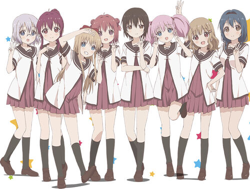 YuruYuri-San-Hai Girls