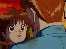 Kuwabara (Yusuke posessing him) and Keiko.