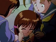 Keiko en el funeral de Yusuke.