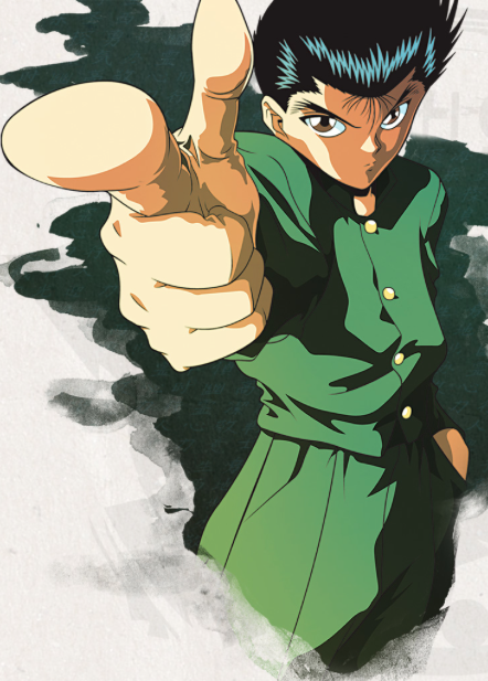 ESSE COM CERTEZA É DOS MELHOR ANIME #yuyuhakusho #anime #YUSUKE