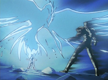 Yusuke's Phoenix energy manifestation.