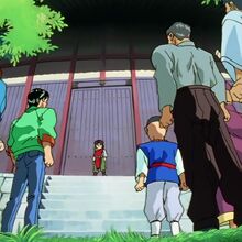 Episode 10 Gallery Yuyu Hakusho Wiki Fandom The first round takes place in a temple of complete darkness. gallery yuyu hakusho wiki fandom