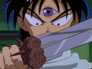 Hiei swears to kill Yusuke