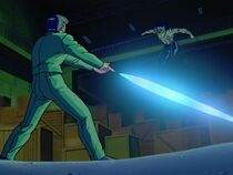 Yusuke fires a Spirit Gun