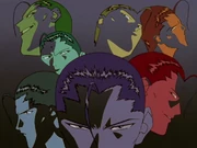 Sensui's seven personalities