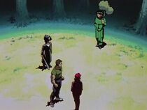 Yusuke meets Kurama, Hiei and Gouki.