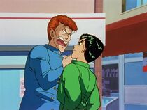 Kuwabara and Yusuke's antics.