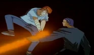 Sensui detiene el ataque de Kuwabara