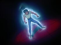 Kibano able to see Yusuke's spirit energy.