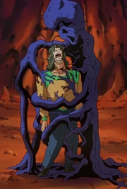 Toguro trapped in the Sinning Tree for the eternity.