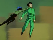 Hiei proving to be much faster than Yusuke