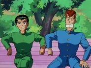 Yusuke and Kuwabara.