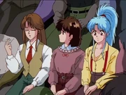 Shizuru, Keiko y Botan en el torneo.