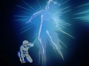 Yusuke manages to hit Hiei with his Spirit Gun