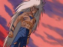 Yusuke's Mazoku form (Raizen posession)