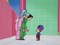 Yusuke meets Koenma.