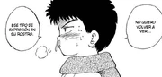 Yusuke de niño en el manga.