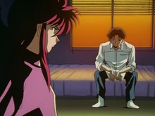 Kurama con su hermanastro Suichi Hatanaka