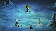 Sensui vs Hiei, Kurama y Kuwabara