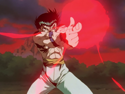 yuyuhakusho, Yusuke recebe a lente mágica e