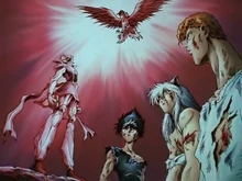 Yusuke lleva a enfrentar a Sensui en el Makai