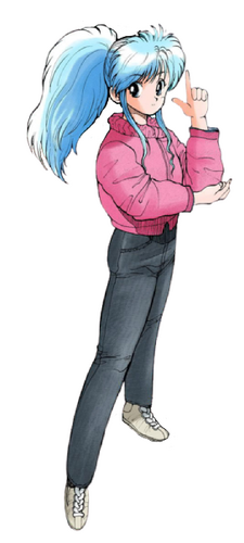 Download Botan From Yu Yu Hakusho In Her Iconic Outfit Wallpaper