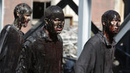Oil covered zombies at the Refinery