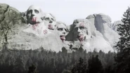 Mount Rushmore, zombified