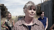 Helen and two other sisters outside the Sisters of Mercy Camp.