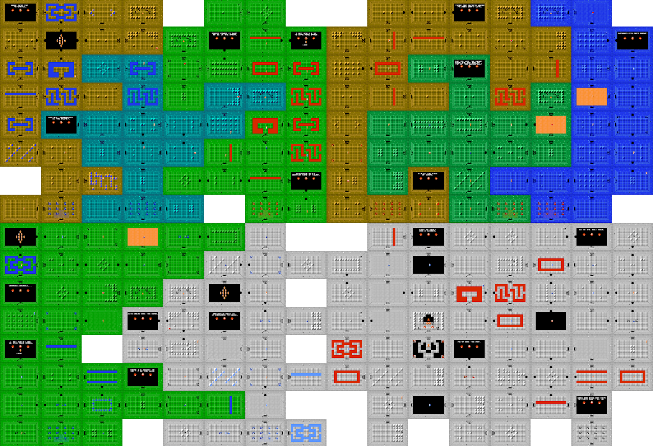 The Legend of Zelda Dungeon Maps - Zelda Central