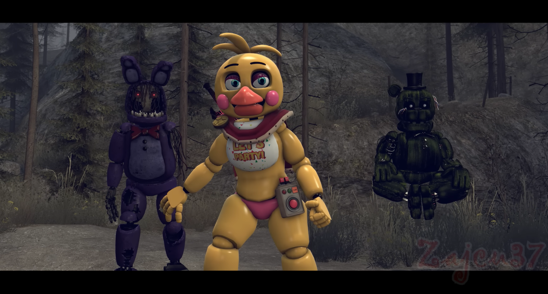 Nightmare Chica by sfmff2 -- Fur Affinity [dot] net