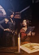 Tissaia and young yennefer witcher novels by aschmit