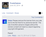 Froxie, exposed.