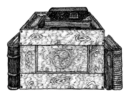 Das gesamte "Antiquariat" von Phistomefel Smeik, darunter die letzte Originalausgabe von "Das Schweigen der Sirenen", die nun auf der Goldenen Liste steht