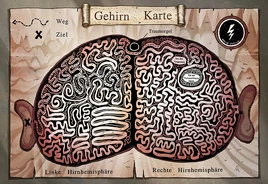 Gehirnkarte