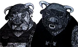 Typische Blutschinken