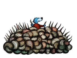 Blaubär an der Traumorgel