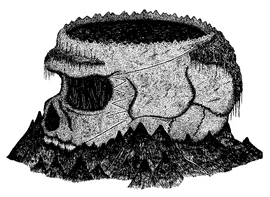 Gargyllener Bollogschädel