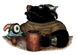 Groot und Zille (mit Zyklopenbrille)