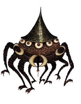 Eine Waldspinnenhexe